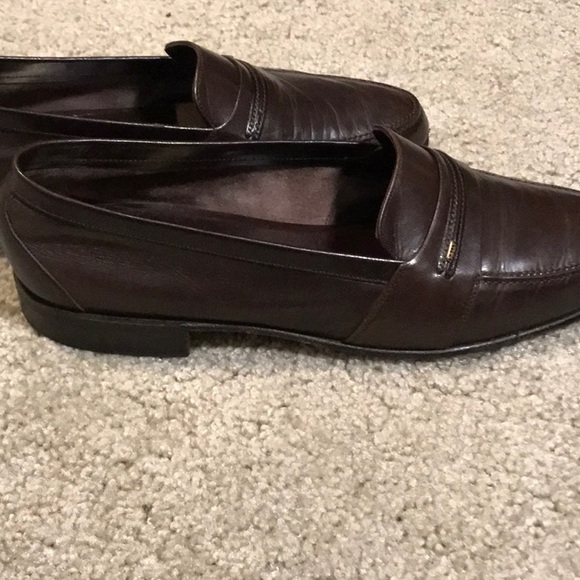 Vintage Men’s Brown BALLY slip on Dress Shoe - Dundee - 9M w shoe trees main image 12